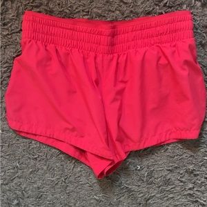 FABLETICS RED ATHLETIC SHORTS SIZE XS